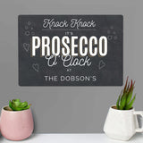 Personalised Prosecco Metal Sign