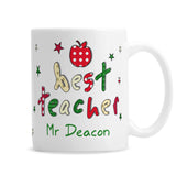 Personalised Best Teacher Mug 