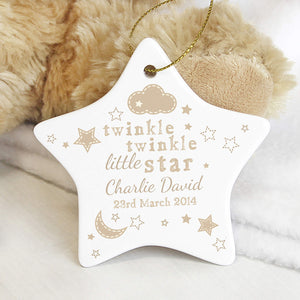Personalised Twinkle Twinkle Ceramic Sign Main Image