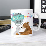 Personalised 1st Father's Day Daddy Bear Mug Lifestyle Image