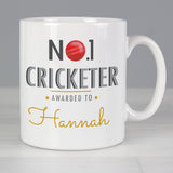 Personalised No1 Cricketer Mug Front 2