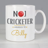 Personalised No1 Cricketer Mug Front 