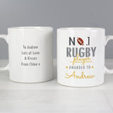Personalised No1 Rugby Player Mug Front and Back 2