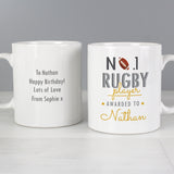 Personalised No1 Rugby Player Mug Front and Back 4
