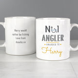 Personalised No1 Angler Mug Front and Back 3