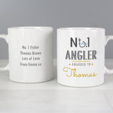 Personalised No1 Angler Mug Front and Back 1