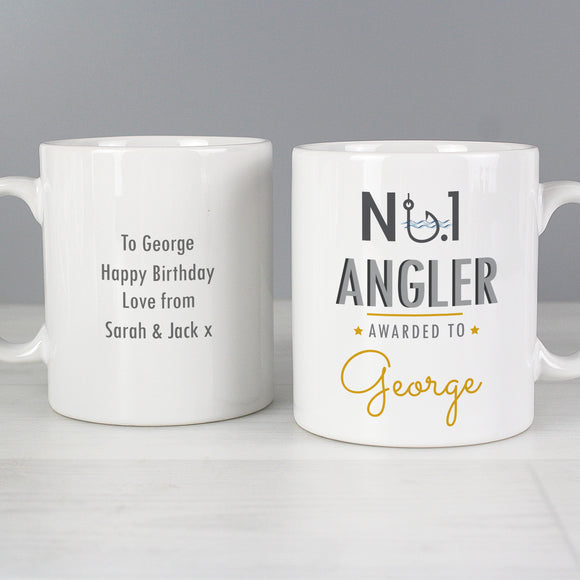 Personalised No1 Angler Mug Main Image