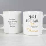 Personalised No1 Football Fan Mug Front and Back 2
