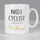 Personalised No1 Cyclist Mug Front 