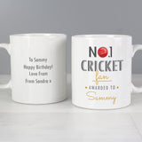 Personalised No1 Cricket Fan Mug Front and Back 3
