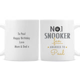 Personalised No1 Snooker Fan Mug Front and Back 2