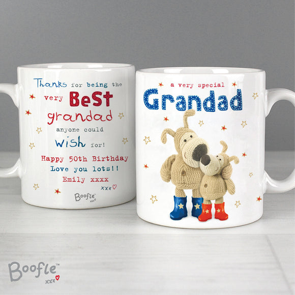 Personalised Boofle Special Grandad Mug Front and Back Main Image