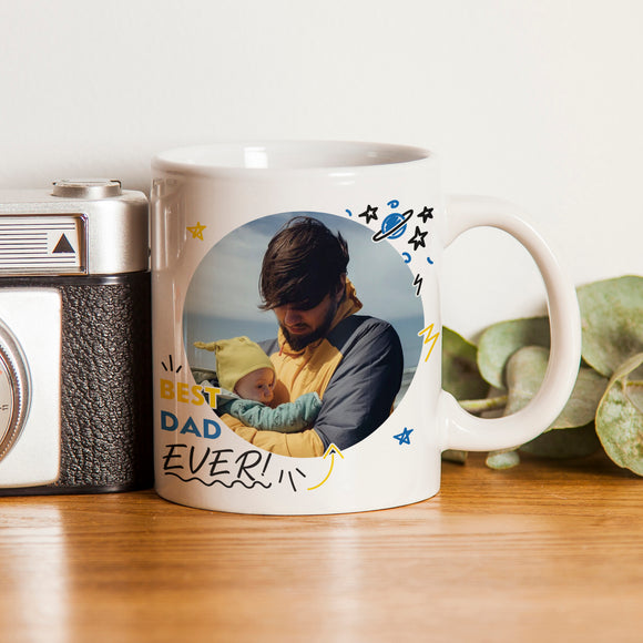 Personalised Best Ever Photo Upload Mug