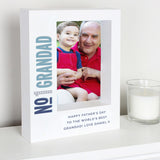Personalised No1 Grandad Box Photo Frame Image 2