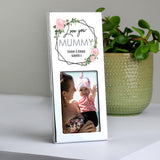 Personalised Abstract Rose 3x2 Photo Frame