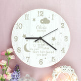 Twinkle Twinkle Little Star Do You Know How Loved You Are? Baby Nursery Clock