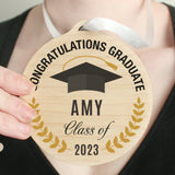 Personalised Wooden Graduation Keepsake