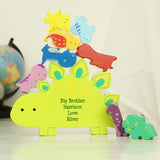 Personalised Wooden Stacker Dinosaur Toy