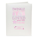 Pink Personalised New Baby Twinkle Photo Album