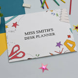 Personalised Teacher Large Desk Planner