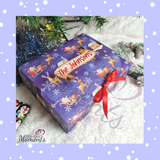 Personalised Christmas Gift Box. Christmas Eve Box. Winter Wonderland Christmas Box with Ribbon.