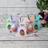 Personalised Easter Bunny Egg Holder.