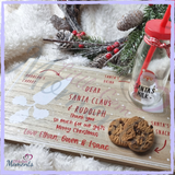Personalised Christmas Eve Tray for Santa's Milk & Santa Snack and Reindeer Food