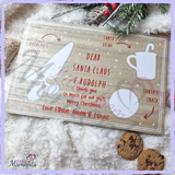 Personalised Christmas Eve Tray for Santa's Milk & Santa Snack and Reindeer Food