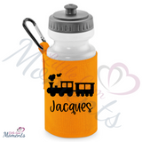 Personalised Train Water Bottle and Holder