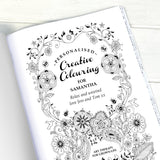 Personalised Adults Colouring Book & Pencils Gift Set