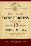 Personalised Wedding 12 Yr Old Malt Whisky