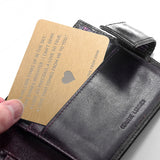 Love Note Metal Wallet Keepsake