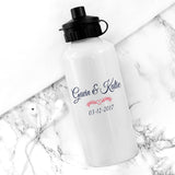 Personalised Gym Water Bottle Engagement Gift