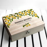 Personalised Wooden Recipe Box