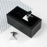 Personalised Triangle Cufflinks in Gift Box