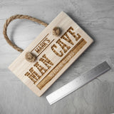 Personalised MAN CAVE Wooden Sign