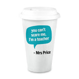 Teacher Says Personalised Travel Mug Blue