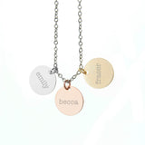 Personalised My Family Discs Necklace
