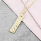 Personalised Statement Bar Necklace