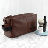Personalised Vintage Style Wash Bag