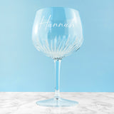 Personalised Crystal Gin Goblet