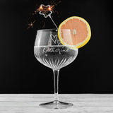 Personalised Crystal Icon Gin Goblet
