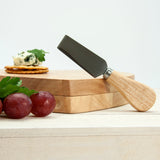 Close Up Personalised Cheeseboard and Cheese knife