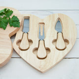 'All You Need is Love' Heart Cheese Board