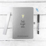 Personalised Dad's Bright Ideas A5 Notebook