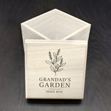 Personalised Engraved Seeds Box