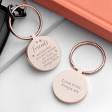 Personalised Friends are like Stars Keyring