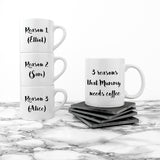 Personalised Mummy & Me Coffee and Catch Up Mugs