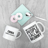 Personalised Mummy & Me Favourite People Mugs
