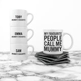 Personalised Mummy & Me Favourite People Mugs